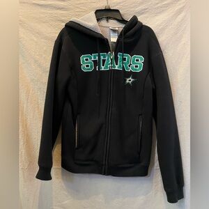 NHL Black and Green Stars Kids Jacket